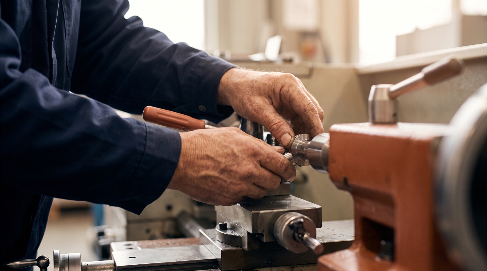 Skilled hands improving a production process